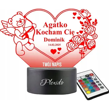 Lampička Plexido vícebarevná Noční lampa