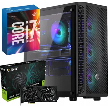 Stolní počítač Počítač BSG Raptor V1 Intel Core i7 32 GB/1 TB SSD W10Pro černý