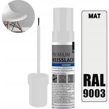 Barva ve spreji Opravný lak Farbyaerozole akrylový RAL 9003 12 ml matný