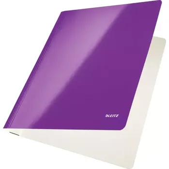 Desky s rychlovazačem Leitz WOW, A4, purpurová
