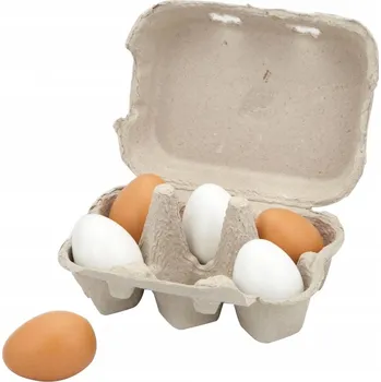 Dřevěná hračka Viga Dřevěná vajíčka v proložce 59228