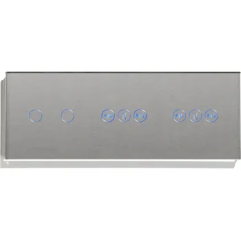 vypínač DVOJITÝ DOTYKOVÝ SPÍNAČ SVĚTLA + 2x OVLADAČ ROLETY WIFI TUYA