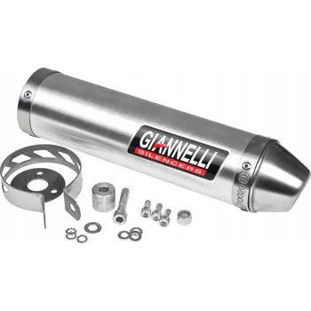Výfuk pro motocykl Koncovka výfuku / tlumič Giannelli Enduro Aluminium, Derbi Senda X-Treme