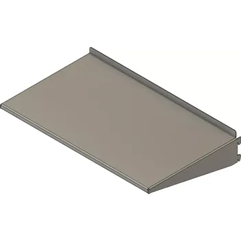 regál Nástěnná police s lemem 50x20