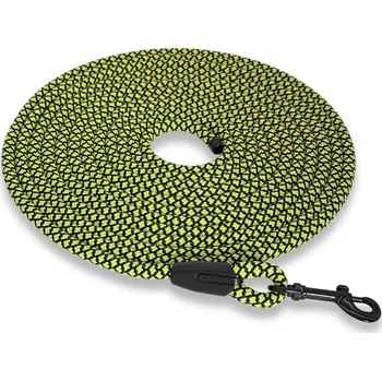 Vodítko pro psa PafDog® stopovací vodítko 8mm, 4 délky, extra pevné, žlutozeleno-černé DÉLKA VODÍTKA: 10 metrů