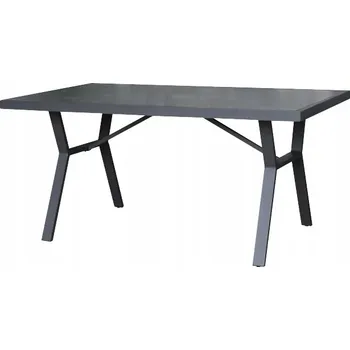 Zahradní stůl Kovový stůl Rojaplast SIBIU, šedý