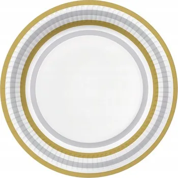 Talíř Talíře Paw Stripes 23 cm 10 ks