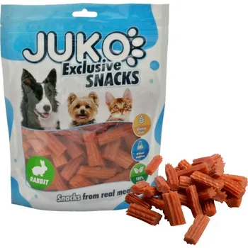 Pamlsek pro kočku Rabbit Spiral Stick JUKO Snacks 2 cm (250 g)