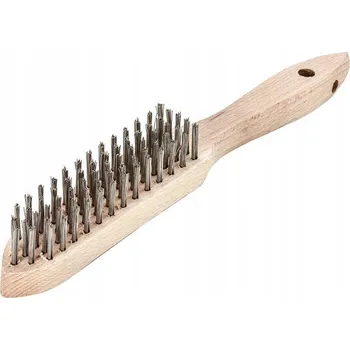 Drátěný kartáč Ruční drátěný kartáč, ocelový drát, vlnitý 0,