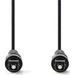 Nedis - Optický Audiokabel | TosLink Zástrčka - TosLink Zástrčka | 2 m | Černá barva CAGB25000BK20