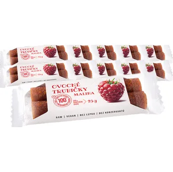 Sušené ovoce Ovocné trubičky - malina 10 + 1 ZDARMA