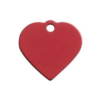 psí známka Psí známka Srdce velké červené 37x29 mm