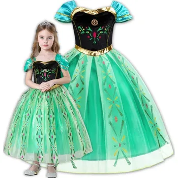 Karnevalový kostým KOSTÝM LEDOVÉ KRÁLOVSTVÍ ŠATY Anny na karnevalový ples 128 134