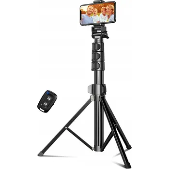 Selfie tyč Selfie tyč Moobilly Držák na telefon pro selfie fotky, stativ, černá