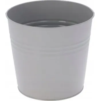 Květináč Květináč / Obal na květináč 13 cm kovový šedý