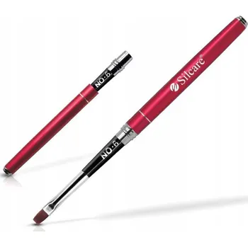 Kosmetický štětec Silcare Štětec na gel bordó 2 mm