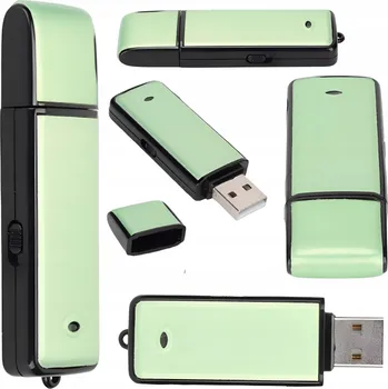 Mikrofon Skrytý odposlech v USB flash disku, vynikající kvalita zvuku, citlivý mikrofon, 8GB, 100 hodin záznamu