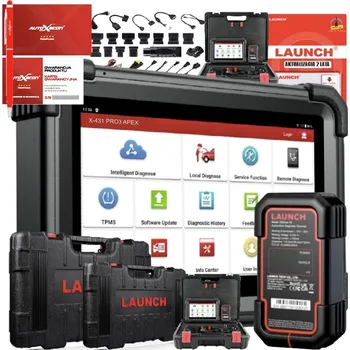 Autodiagnostika Diagnostický tester Launch X431 Pro3 APEX 10 palců Bluetooth polština