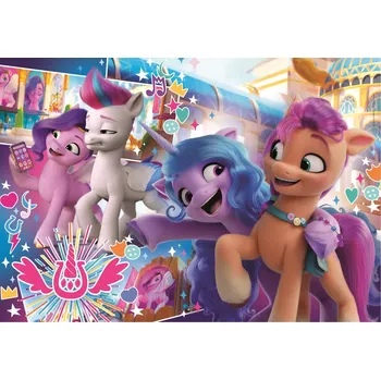 Puzzle CLEMENTONI My Little Pony tančí MAXI 104 dílků
