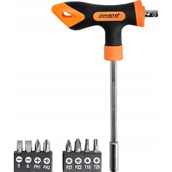 Šroubovák Sada T-rukojeť šroubováků a šroubovacích bitů, 9 ks