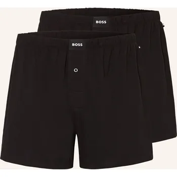 Boxerky Boss Pánské Boxerky, 2 Kusy V Balení, černá, 56