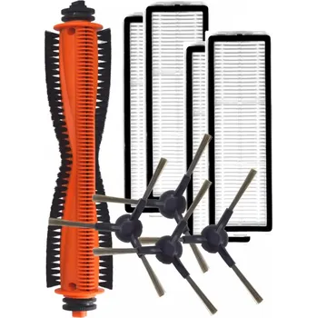 Sada příslušenství pro robotický vysavač HEPA filtry, kartáč s noži pro XIAOMI X10/X20/S10 Plus a kartáčky sada 9ks