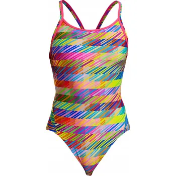 Dámské plavky Jednodílné plavky FUNKITA Static Stac- Diamond Back 10 (UK32) S