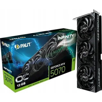 Grafická karta Grafická karta Palit GeForce RTX 5070 Infinity 3 12 GB OC DLSS 4 12 GB