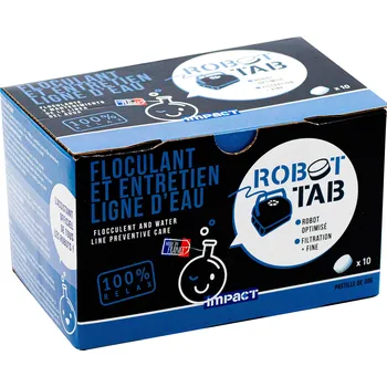 Bazénová chemie RobotTab Floculant - 10 x 30g