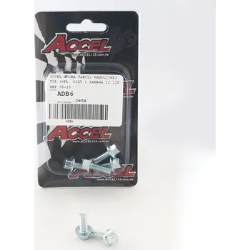 Brzdový kotouč ACCEL šrouby zadního brzdového kotouče (sada 6ks-M6) YAMAHA YZ/YZF/WRF '98-'16