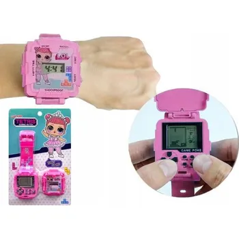 Hodinky Dětské hodinky s hrou TETRIS + 99 her LOL pro holčičky
