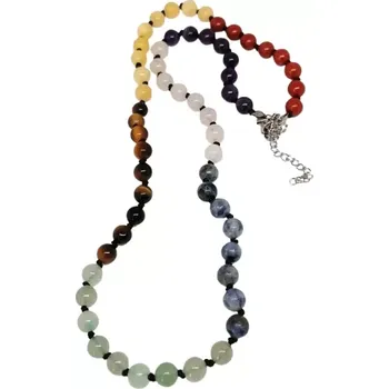 Náhrdelník Čakrový náhrdelník z 6mm korálků – harmonizace energií