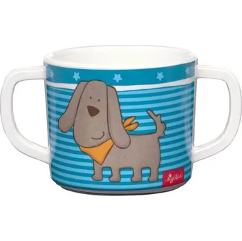 Sigikid Dětský melaminový protiskluzový hrneček pejsek Hugge Hug