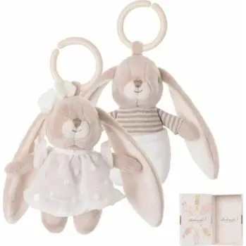 Hračka pro nejmenší Bukowski Plyšový zajíček Lucian s hracím strojkem