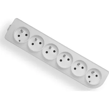 Elektrická zásuvka Elektrická Zásuvka rozbočka Elgotech bílá