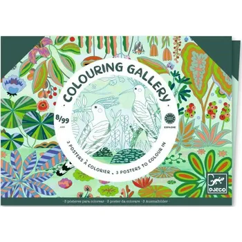 Dětské zboží Djeco Omalovánková galerie - Divočina