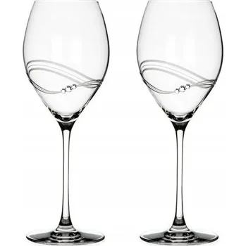 Sklenice Skleničky na bílé víno Diamante 440ml 2 ks
