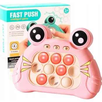 POP IT ANTISTRESOVÁ HRA PRO DĚTI POP IT FAST PUSH BUBBLE – HRA NA PROCVIČENÍ POSTŘEHU