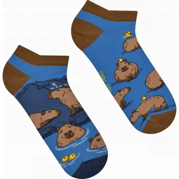 Pánské ponožky Kotníkové Ponožky kapibary – hlodavci – Spox Sox – vel. 36-39