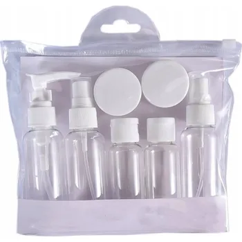 Kosmetická taška Kosmetická taštička Korbi Cestovní sada, průhledná