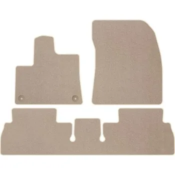 autokoberec Koberce Edecor velurové 3 ks