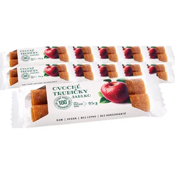 Sušené ovoce Ovocné trubičky - jablko 10 + 1 ZDARMA