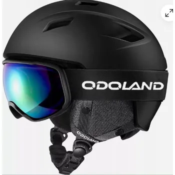 Lyžařská/Snowboardová helma s UV brýlemi ODOLAND Černá 54-56cm Vel. S