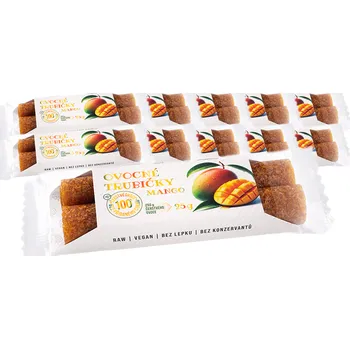 Sušené ovoce Ovocné trubičky - mango 10 + 1 ZDARMA
