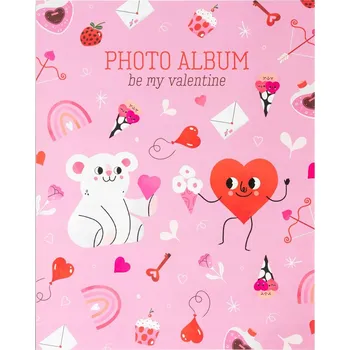 Fotoalbum Fotoalbum Be My Valentine pro 96 zasouvacích fotografií 13x20 cm