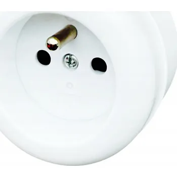 Elektrická zásuvka Elektrická Zásuvka Alkri-Light bílá