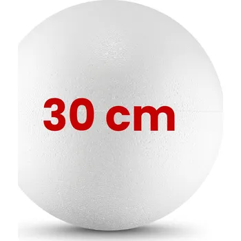 Obraz Polystyrenová koule (bombka) Styromax průměr 30 cm bílá