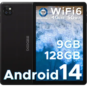 Tablet Tablet Doogee T10W 4G Wi-Fi 4 GB/128 GB černý