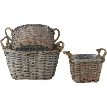 Obal na květináč Obal s plastem, 3 ks P2273