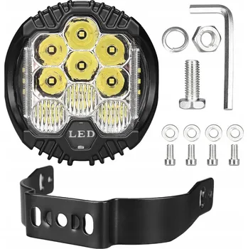 Přídavný světlomet 75W Auto Pracovní LED Světlo Reflektor Mlhové Světlomety 12V/24V 7 Palců